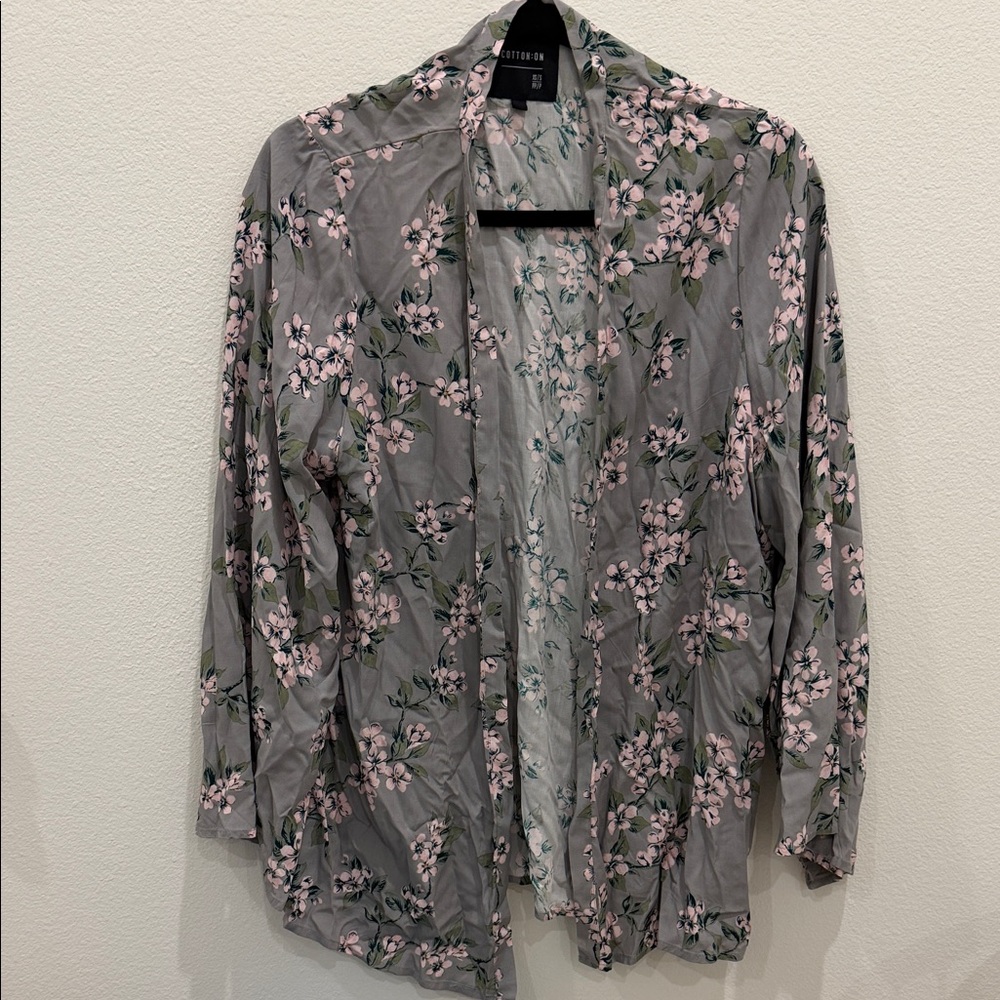 Cotton On Floral Kimono Cardigan